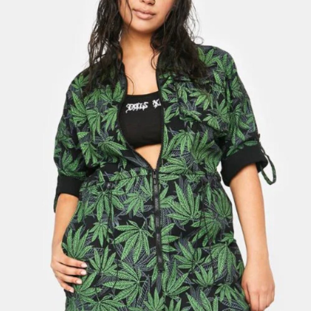 Dollskill: Plus Top Shelf Cargo Jumpsuit [2X, WOMEN'S]